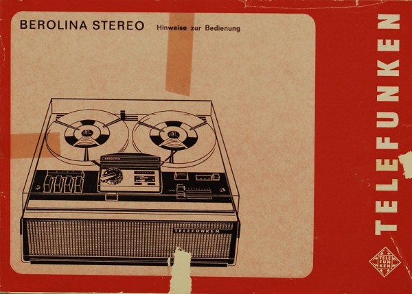Telefunken Berolina Stereo Instruction Manual