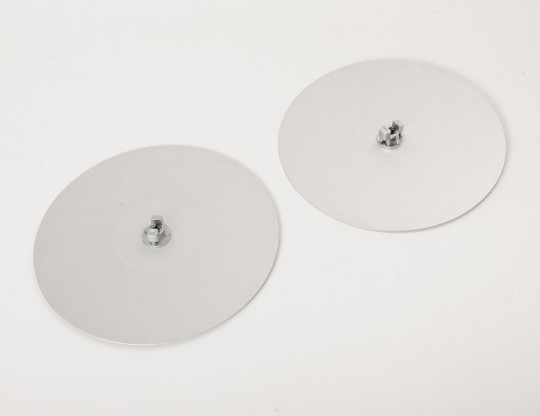 Studer band plate 28cm silver pair