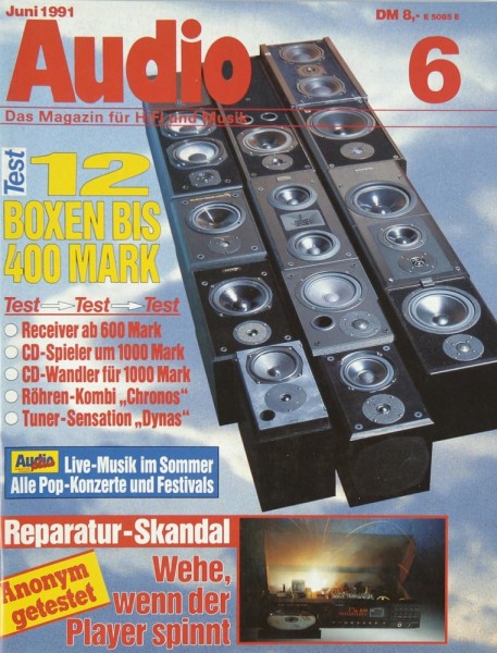 Audio 6/1991 Zeitschrift