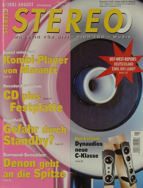 Stereo 8/2002 Zeitschrift