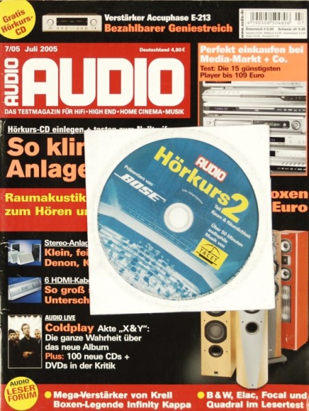 Audio 7/2005 Zeitschrift