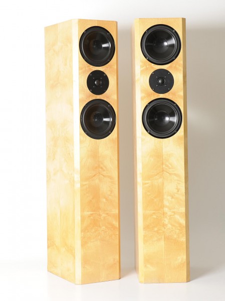 Floorstanding speakers with Peerless chassis