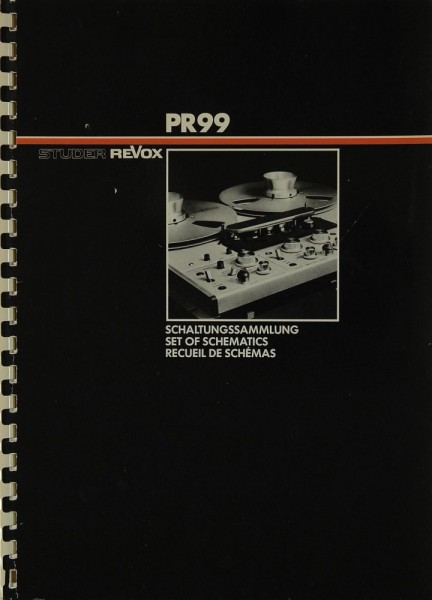 Revox PR 99 Schematics / Service Manual