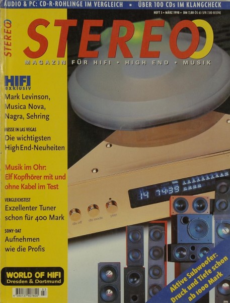 Stereo 3/1998 Zeitschrift