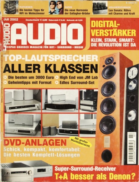 Audio 7/2002 Zeitschrift