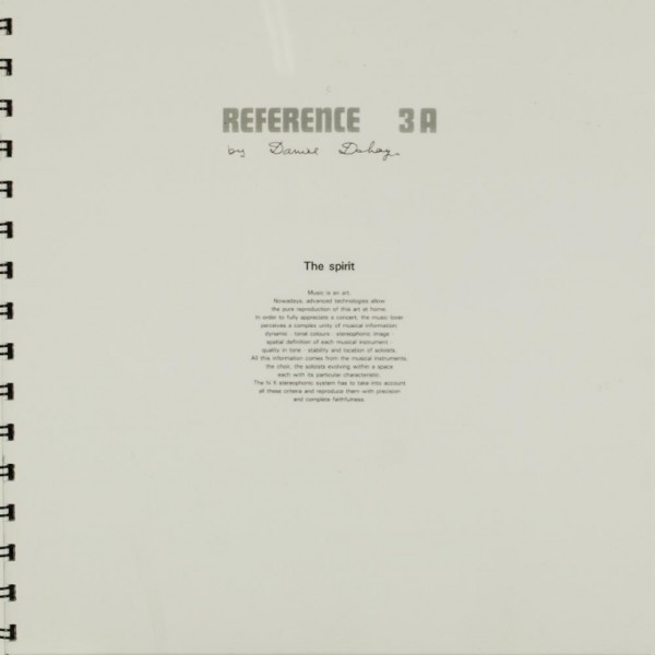 Referance 3A Produktübersicht Prospekt / Katalog