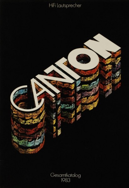 Canton Gesamtkatalog 1983 Brochure / Catalogue