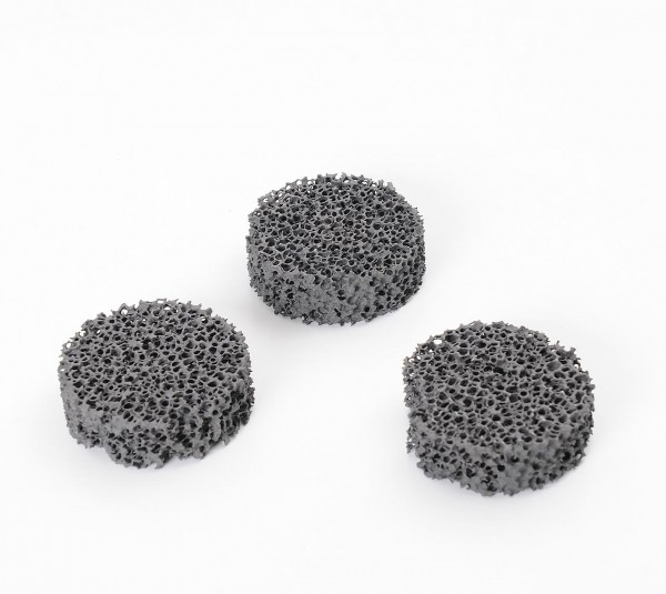 Coasters metal foam anthracite set of 3-