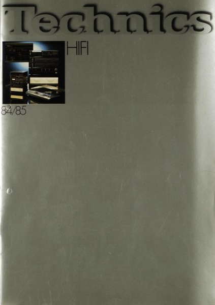 Technics Technics HiFi 84/85 Brochure / Catalogue