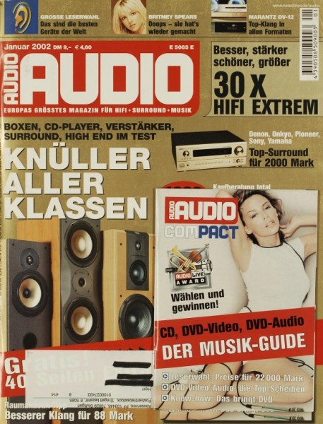 Audio 1/2002 Zeitschrift