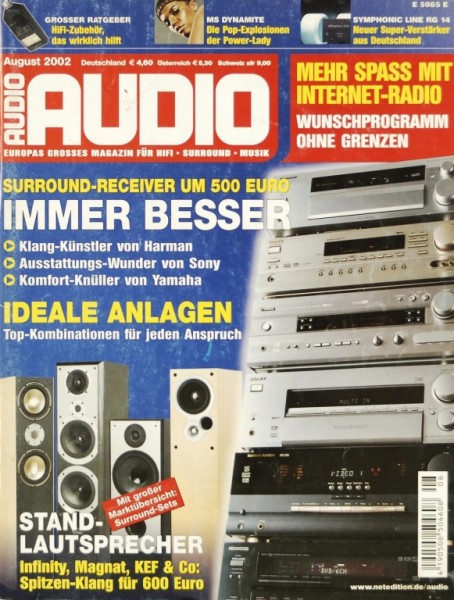 Audio 8/2002 Zeitschrift