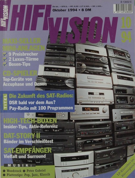 Hifi Vision 10/1994 Zeitschrift