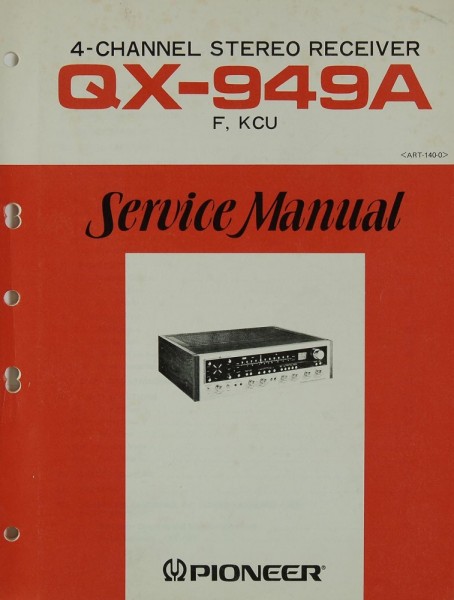 Pioneer QX-949 A Schaltplan / Serviceunterlagen