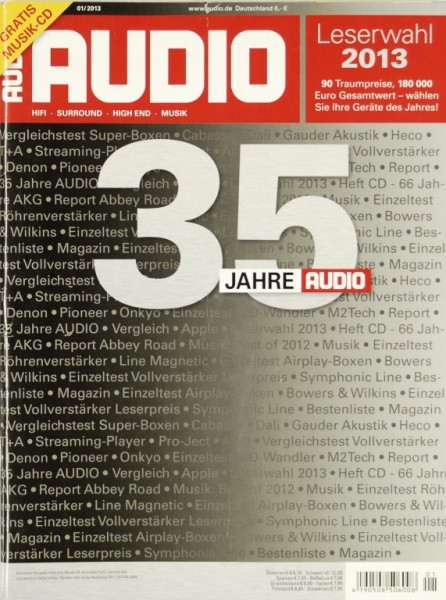 Audio 1/2013 Zeitschrift