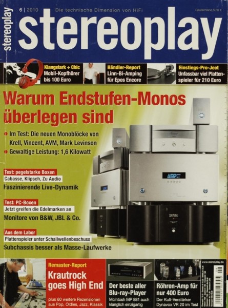 Stereoplay 6/2010 Zeitschrift