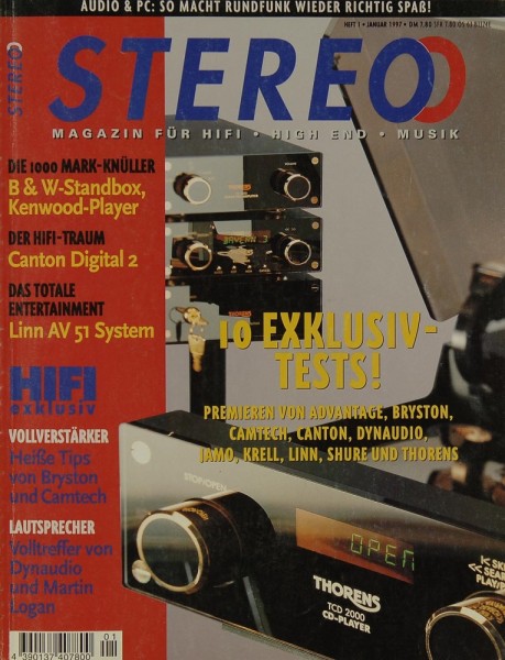 Stereo 1/1997 Zeitschrift