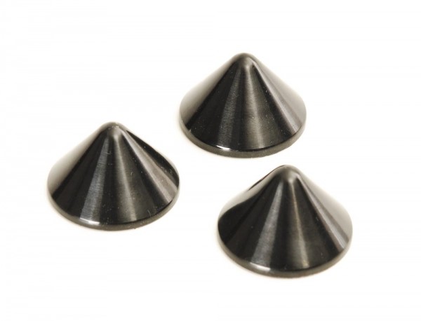 Black Diamond Pyramid Cones Set of 3