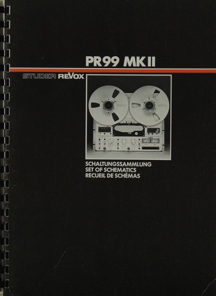 Revox PR 99 MK II Schematics / Service Manual