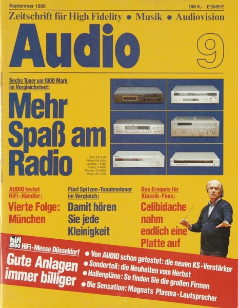 Audio 9/1980 Zeitschrift