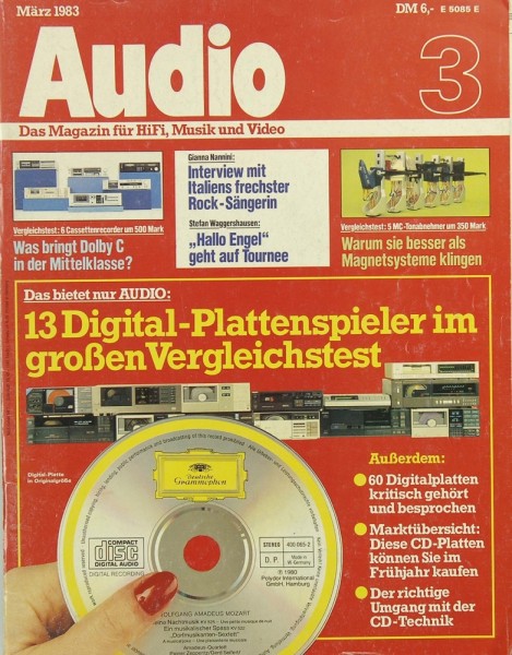 Audio 3/1983 Zeitschrift