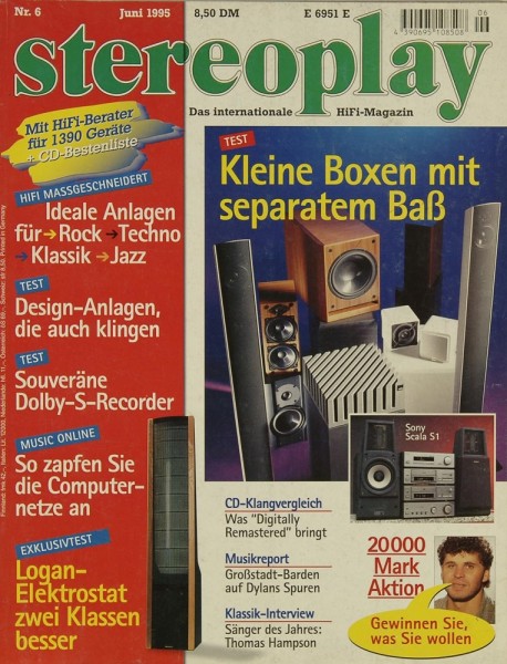 Stereoplay 6/1995 Zeitschrift