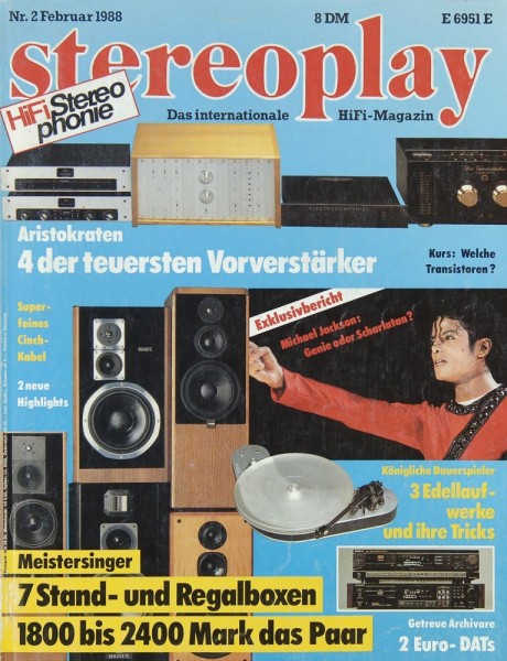 Stereoplay 2/1988 Zeitschrift
