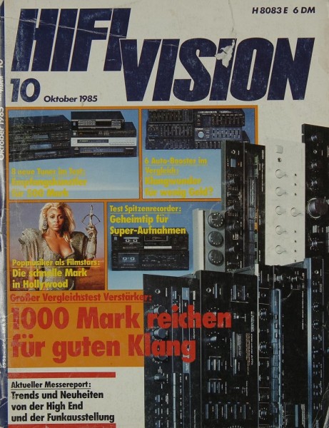 Hifi Vision 10/1985 Zeitschrift