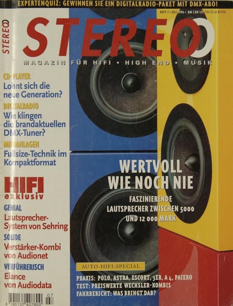 Stereo 7/1996 Zeitschrift