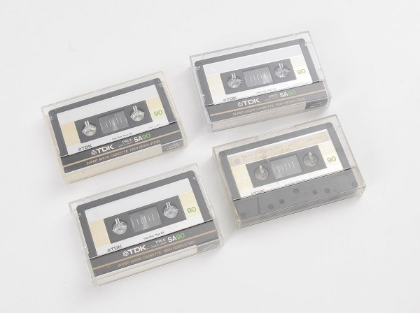 Convolute 4x TDK SA90 cassettes