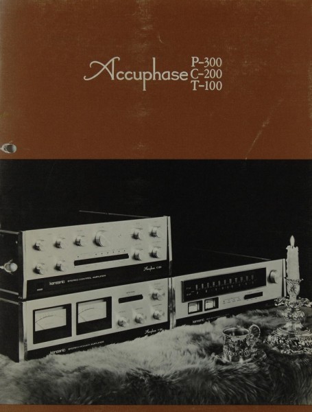 Accuphase P-300 / C-200 / T-100 Brochure / Catalogue