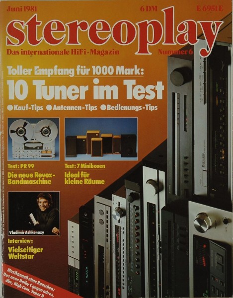 Stereoplay 6/1981 Zeitschrift