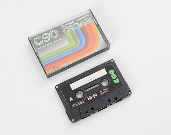 Crown C90 Kompaktkassette schwarz