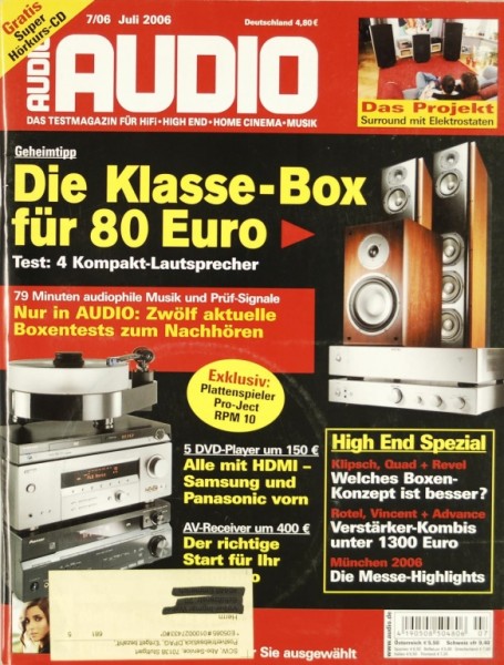 Audio 7/2006 Magazine