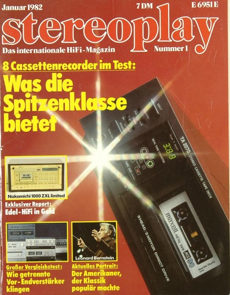 Stereoplay 1/1982 Zeitschrift