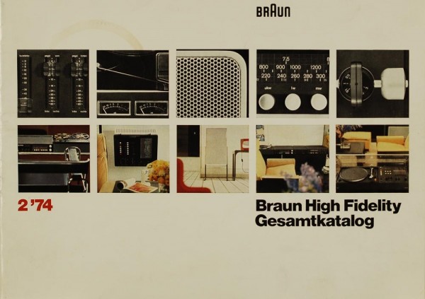 Braun Braun High Fidelity Gesamtkatalog / 2 ´74 Prospekt / Katalog