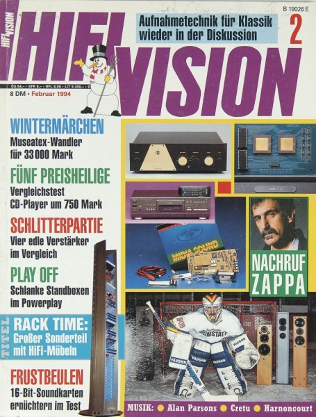 Hifi Vision 2/1994 Zeitschrift