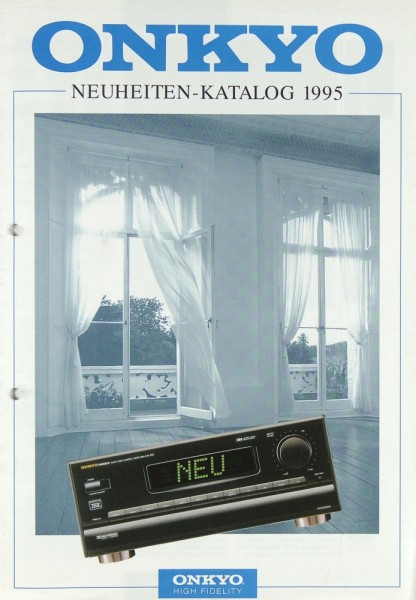 Onkyo Neuheiten 1995 Prospekt / Katalog