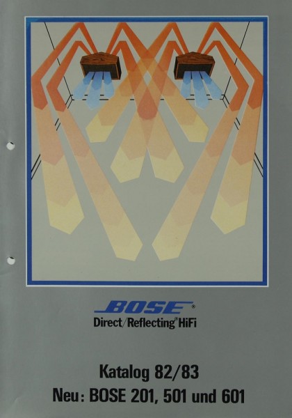 Bose Katalog 82 / 83 Brochure / Catalogue