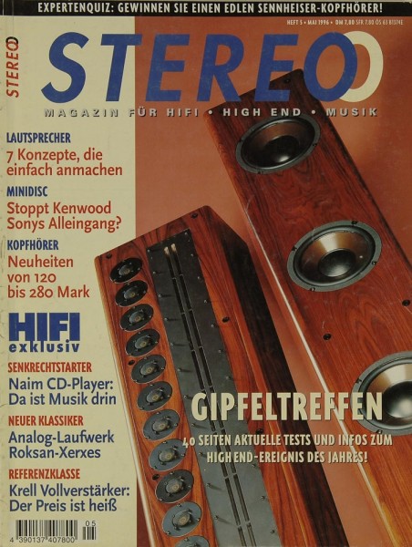 Stereo 5/1996 Zeitschrift