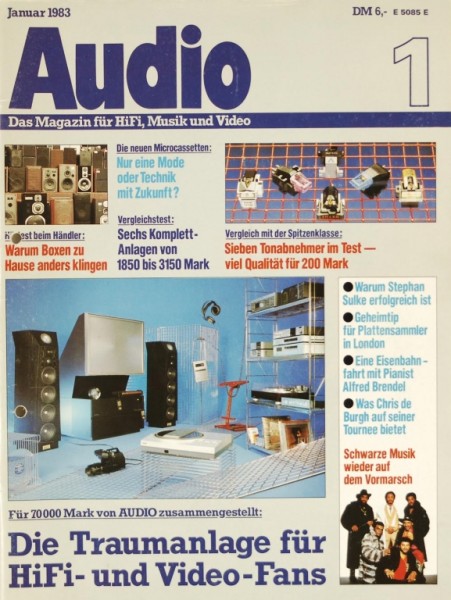 Audio 1/1983 Zeitschrift