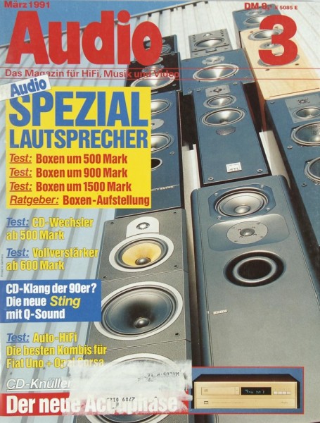 Audio 3/1991 Zeitschrift