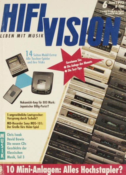 HiFi Vision 6/1993 Zeitschrift