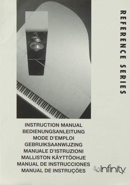Infinity Reference Series Manual