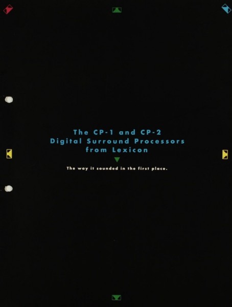 Lexicon CP-1 / CP-2 Prospekt / Katalog
