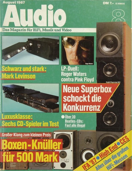 Audio 8/1987 Zeitschrift