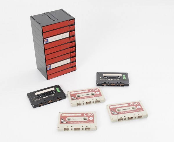 Convolute 10x Agfa C-Box and 5 cassettes from the 70s