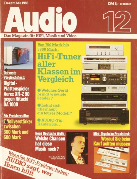 Audio 12/1982 Zeitschrift