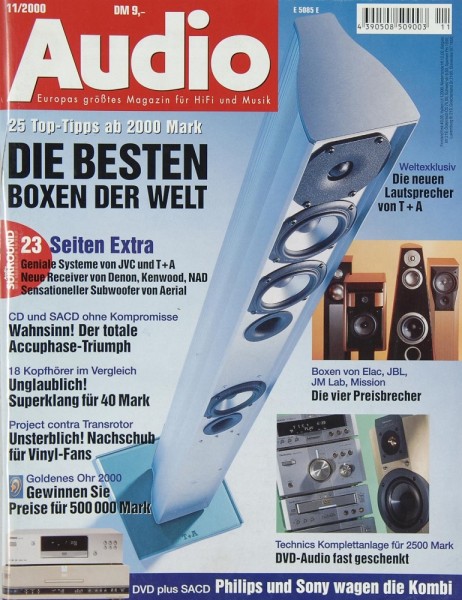 Audio 11/2000 Zeitschrift