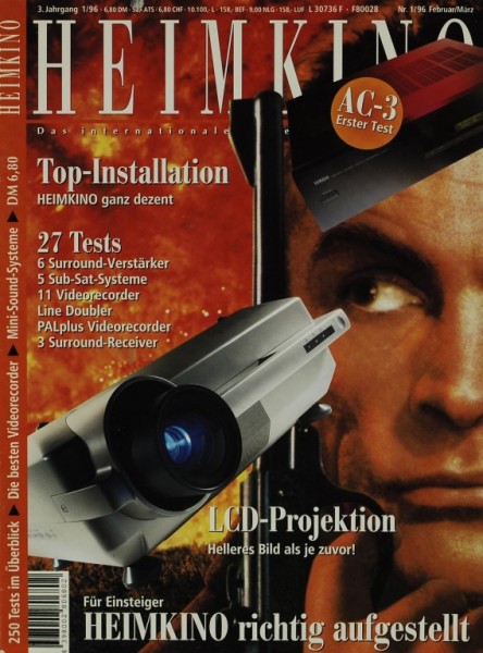 Heimkino 1/1996 Zeitschrift