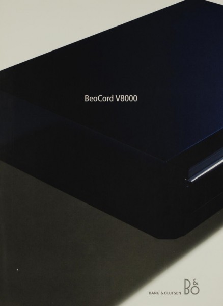 Bang &amp; Olufsen BeoCord V8000 Prospekt / Katalog
